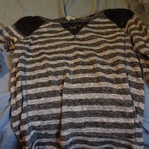 Black and grey long sleeve